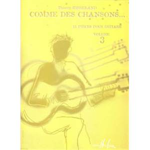 TISSERAND THIERRY - COMME DES CHANSONS VOL.3 + CD