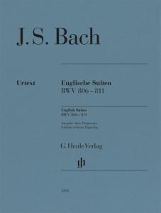 BACH JEAN SEBASTIEN - SUITES ANGLAISES BWV 806 A BWV 811 (NOUVELLE EDITION SANS INDICATIONS DE DOIGTES) - PIANO