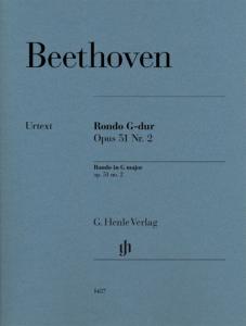 BEETHOVEN LUDWIG VAN - RONDO OPUS 51/2 EN SOL MAJEUR - PIANO