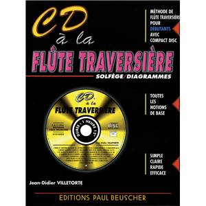 CD A LA FLUTE TRAVERSIERE +CD - CHANT ET ACCOMPAGNEMENT