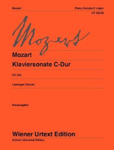 MOZART WOLFGANG AMADEUS - SONATE FACILE KV 545 EN DO MAJEUR - PIANO