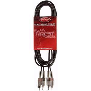 3.5 METRES CABLE 2 RCA / 2 RCA STAGG YC 3,5 2C2C PH