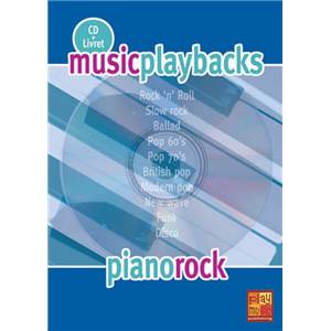 FDBAND - MUSIC PLAYBACKS PIANO ROCK + CD