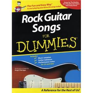 COMPILATION - ROCK GUITAR SONGS FOR DUMMIES 40 SONGS GUTAR TAB.