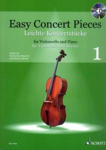 EASY CONCERT PIECES VOL.1 +CD - VIOLONCELLE ET PIANO