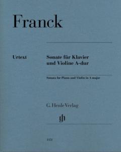 FRANCK CESAR - SONATE EN LA MAJEUR - VIOLON ET PIANO