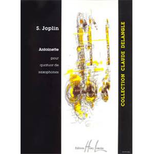 SCOTT JOPLIN - ANTOINETTE - 4 SAXOPHONES (CONDUCTEUR ET PARTIES)