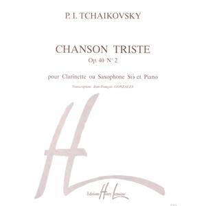 TCHAIKOVSKY PI - CHANSON TRISTE OP.40 N°2 - CLARINETTE OU SAXOPHONE SIB ET PIANO