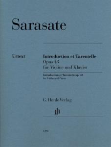 SARASATE PABLO DE - INTRODUCTION ET TARENTELLE OPUS 43 - VIOLON ET PIANO