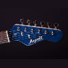 GUITARE ELECTRIQUE SOLID BODY MAGNETO GUITARS U-ONE SERIES SONNET MODERN QUILTED TRANS BLUE