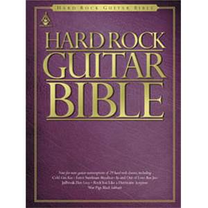 COMPILATION - HARD ROCK GUITAR BIBLE GUITAR TAB - EPUISE