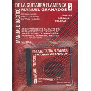 GRANADOS MANUEL - MANUEL DIDACTIQUE DE LA GUITARE FLAMENCA VOL.4 + CD