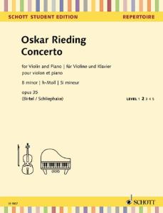 RIEDING OSKAR - CONCERTO OPUS 35 EN SI MINEUR - VIOLON ET PIANO
