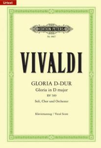 VIVALDI ANTONIO - GLORIA RV589 EN RE MAJEUR - CHANT ET PIANO