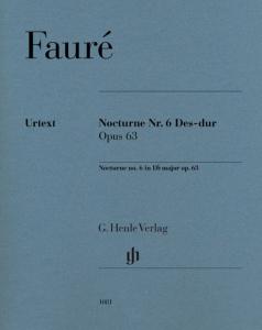 FAURE GABRIEL - NOCTURNE N6 OPUS 63 EN REB MAJEUR - PIANO