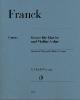 FRANCK CESAR - SONATE EN LA MAJEUR - VIOLON ET PIANO