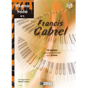 CABREL FRANCIS - PIANO SOLO N°5 : FRANCIS CABREL + CD - PIANO