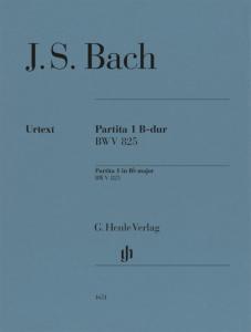 BACH JEAN SEBASTIEN - PARTITA N1 EN SIB MAJEUR BWV825 (EDITION AVEC DOIGTES) - PIANO