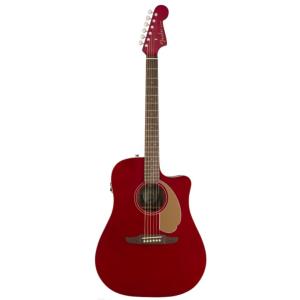GUITARE FOLK ELECTRO-ACOUSTIQUE FENDER REDONDO PLAYER JETTY CANDY APPLE RED