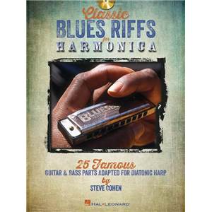 COHEN STEVE - CLASSIC BLUES RIFFS FOR HARMONICA BY STEVE COHEN + CD