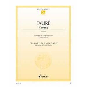 FAURE GABRIEL - PAVANE OP.50 CLARINETTE (SIB)/PIANO