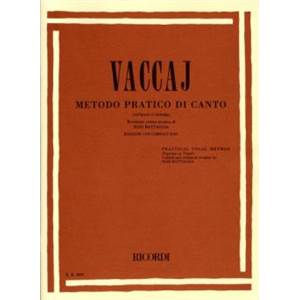 VACCAI NICOLA - METHODE PRATIQUE DE CHANT SOPRANO OU TENOR (BATTAGLIA) + CD