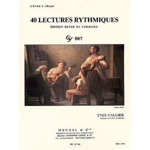 CALLIER YVES - 40 LECTURES RYTHMIQUES CYCLE 2 MOYEN