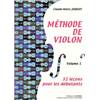 JOUBERT CLAUDE HENRY - METHODE DE VIOLON VOL.1