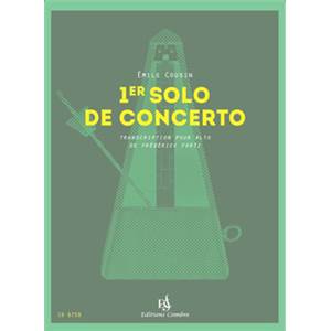 COUSIN EMILE - 1ER SOLO DE CONCERTO - ALTO ET PIANO