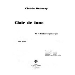 CLAUDE DEBUSSY - CLAIR DE LUNE - PIANO A 4 MAINS