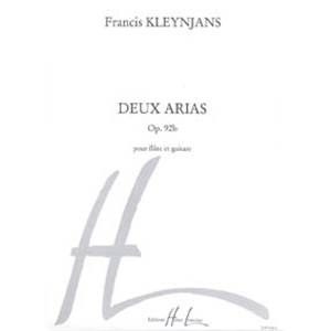 FRANCIS KLEYNJANS - 2 ARIAS OP.92B - FLUTE ET GUITARE