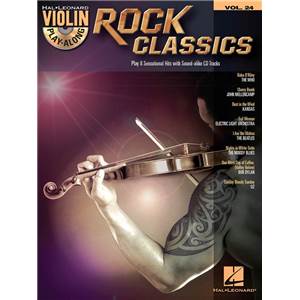 COMPILATION - VIOLIN PLAY ALONG VOL.024 ROCK CLASSICS + CD