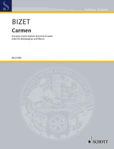 BIZET GEORGES - CARMEN (AIRS) - MEZZO-SOPRANO ET PIANO