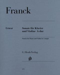 FRANCK CESAR - SONATE EN LA MAJ. - VIOLON ET PIANO