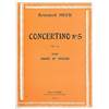 HECK ARMAND - CONCERTINO N°5 EN SOL MAJ. OP.42 - VIOLON ET PIANO