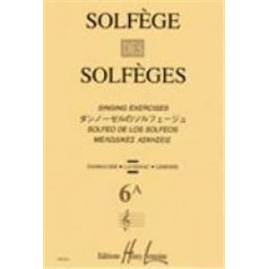 LAVIGNAC ALBERT - SOLFEGE DES SOLFEGES VOL.6A SANS ACCOMPAGNEMENT