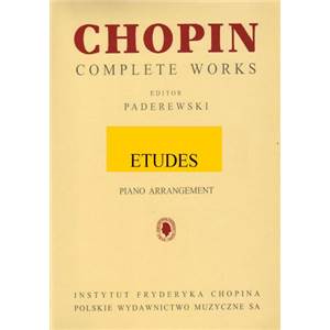 CHOPIN F/PADEREWSKI - ETUDES EDITION PADEREWSKI