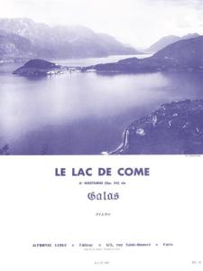 GALOS GISELLE - LAC DE COME - PIANO