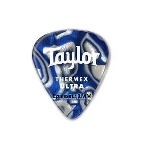 MEDIATOR TAYLOR PACK X6 PREMIUM THERMEX ULTRA BLUE SWIRL 1.0