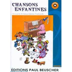 COMPILATION - CHANSONS ENFANTINES 16 TITRES + CD