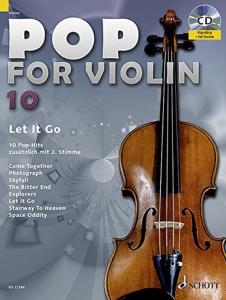 POP FOR VIOLIN VOLUME 10 +CD  - VIOLONS (1-2)