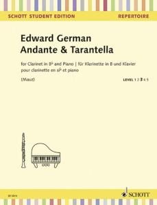 GERMAN EDWARD - ANDANTE ET TARANTELLA - CLARINETTE SIB ET PIANO