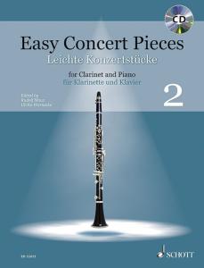 EASY CONCERT PIECES VOL.2 +CD - CLARINETTE SIB ET PIANO