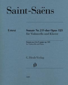 SAINT-SAENS CAMILLE - SONATE No2 OP.123 EN FA MAJEUR - VIOLONCELLE ET PIANO
