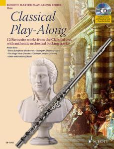 COMPILATION - CLASSICAL PLAY-ALONG (12 PIECES) +CD - FLUTE TRAVERSIERE