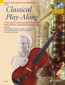 COMPILATION - CLASSICAL PLAY-ALONG (12 PIECES) +CD - VIOLON