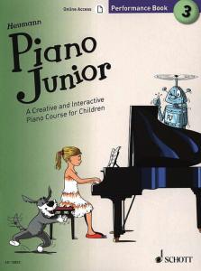 HEUMANN HANS GUNTER - PIANO JUNIOR : PERFORMANCE BOOK 3 +ONLINE ACCESS