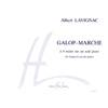 LAVIGNAC ALBERT - GALOP - MARCHE - PIANO A 8 MAINS