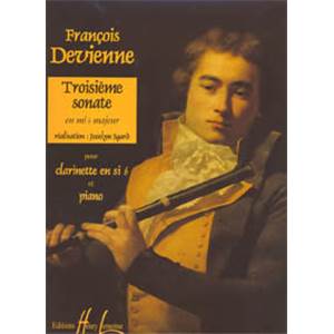DEVIENNE FRANCOIS - SONATE N°3 EN MIB MAJ. - CLARINETTE ET PIANO
