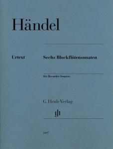 HAENDEL GEORG FRIEDRICH - SIX SONATES - FLUTE A BEC ALTO ET PIANO